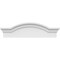 Ekena Millwork Segment Arch W/ Flankers Smooth Architectural Grade PVC Pediment, 28"W x 8"H x 2-1/2"P PEDPS028X080SGF00 - alternate 4